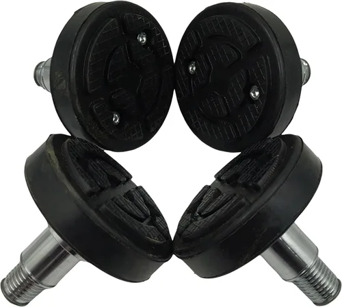 Miniatura 7 de 4pc 1.378 in almohadilla de elevación de coche bandeja de goma pies de elevación más almohadillas de pierna alta diámetro del eje