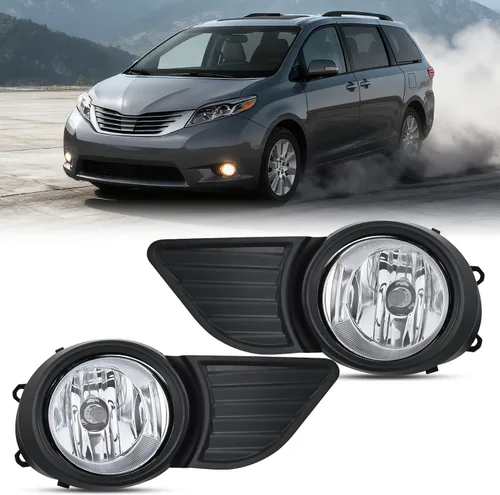 Miniatura 19 de Nilight Conjunto de luces antiniebla compatible con Toyota Tundra 2014, 2015, 2016, 2017, 2018, 2019, 2020 y 2021, lente transparente de repuesto