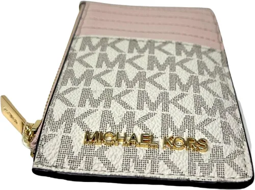 Miniatura 2 de Michael Kors Jet Set - Estuche para tarjetas con cremallera superior cartera para monedas color marrón Marrón Jet Set Travel