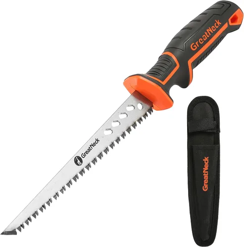 Miniatura 9 de GreatNeck 74026 Sierra Jab de Raspado, Cortador de Paneles de Yeso, Mango Ergonómico, 8 TPI