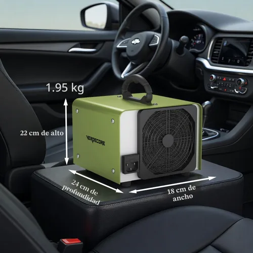 Miniatura 4 de Generador de ozono de 125,000 mg/h, máquina de ozono de alta capacidad y purificador de aire de iones negativos, ionizador de aire O3, eliminación