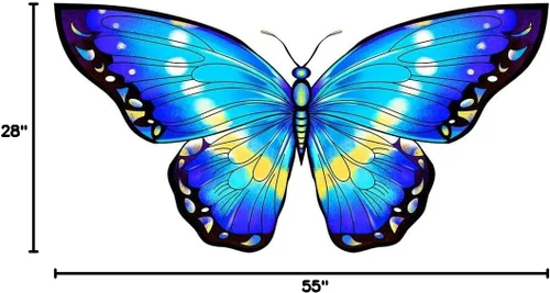 Miniatura 7 de HONBO Butterfly Kites for Kids & Adults, Easy to Fly for Beginners, Each Kite with 300ft Line Handle,Beginner Kite for Kids Ages 4-8,Beach Kites for