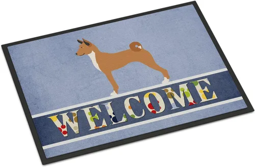 Miniatura 131 de Caroline's Treasures BB8321JMAT - Felpudo de bienvenida Berger Picard de 24 x 36 pulgadas, tapete azul para puerta delantera, para interiores