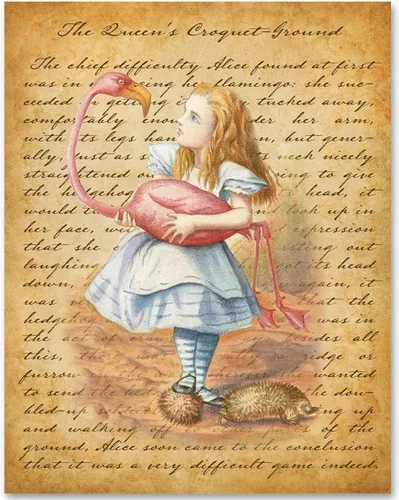 Miniatura 45 de Alicia en el país de las maravillas - Póster de pared sin marco de 11 x 14 pulgadas - Regalos y decoraciones perfectos de Alicia en el país