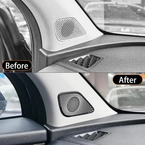 Miniatura 4 de YOUTOOCAR Cubiertas de aleación para altavoces de puerta de automóvil, cubiertas de altavoz de audio para tweeter, compatible con accesorios Kia