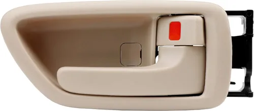 Miniatura 12 de Manija de puerta interior con bisel, compatible con 2000 2001 2002 2003 2004 2005 2006 2007 Toyota Avalon Sequoia Tundra (cabina tripulada), Beige