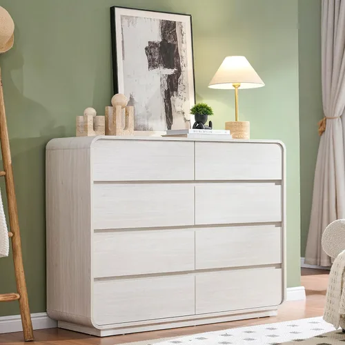 Miniatura 18 de Standifurno Cómoda de 29.5'' de Ancho para Clóset, Cajones Negros con Diseño Curvo, Cajonera con 5 Cajones, Cajón Vertical con Amplio