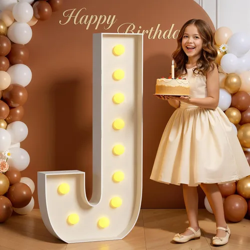 Miniatura 42 de Números de marquesina de 4 pies de alto, 4 pies de alto, números grandes iluminados 0 para 30, 40, 50, 60, decoración de fiesta de cumpleaños