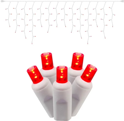 Miniatura 5 de Vickerman El juego de luces cuenta con 70 luces LED en cable blanco con espacio de bombilla de 3.5 pulgadas y espacio de caída de 8 pulgadas, 9