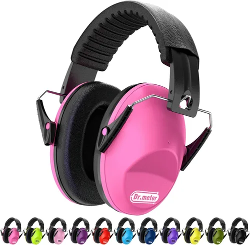 Miniatura 29 de Orejeras con cancelación de ruido del Dr.meter: auriculares con cancelación de ruido SNR27.4 con diadema ajustable, orejeras con protección auditiva