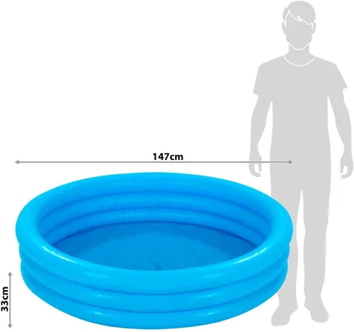 Miniatura 4 de INTEX 58426EP - Piscina inflable para niños, color azul cristal, 58 x 13 pulgadas, para mayores de 2 años