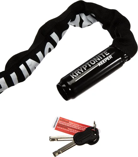 Miniatura 6 de Kryptonite Keeper 712 - Candado de cadena para bicicleta, 4 pies de largo, resistente, antirrobo, con llaves para bicicleta, motocicleta, scooter