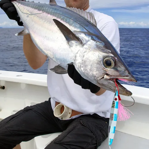 Miniatura 7 de Plantillas de pesca verticales de agua salada, cuchara de jigging vertical, señuelos de atún de pesca, señuelos artificiales de pesca para atún
