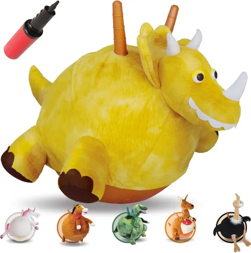 WALIKI Hopper Ball - Juguete de dinosaurio para niños de 3 a 5 años | Dino Ride-On | Hippity Hop | Juguete de salto para interiores y exteriores |