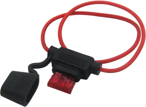 Miniatura 3 de ZOOKOTO - Portafusibles en línea (calibre 16 AWG) para coche con fusible de 10 amperios