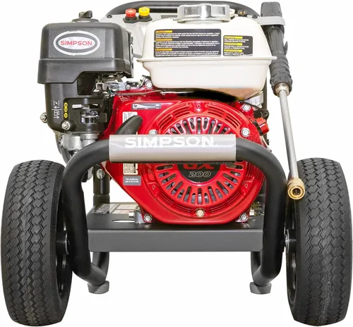 Miniatura 10 de Simpson 61014 3500 PSI a 2.5 GPM Honda GX200 con AAA AX300 Bomba de leva axial Agua fría Lavadora a presión de gas profesional PS61002-S