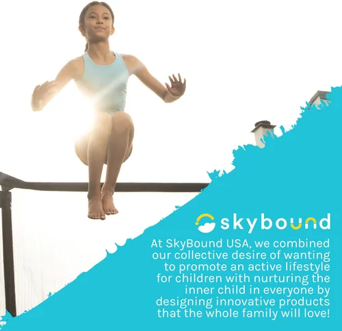 Miniatura 8 de SkyBound Replacement Trampoline Mat, Fits 14ft Frames w/Spring Tool and Durable V-Rings, Bounce Safely with Extra Rows of Stitching