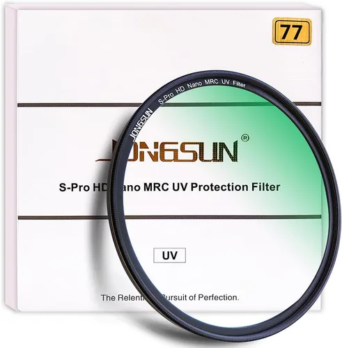 Miniatura 15 de JONGSUN Filtro UV de 1.929 in, S-Pro HD Nano MRC Filtro de protección ultravioleta para cámara, multicapa, B270, ultrafino, kit de paño para lentes