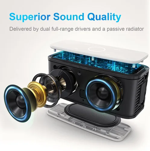 Miniatura 2 de DOSS Touch - Altavoz Bluetooth inalámbrico Blanco