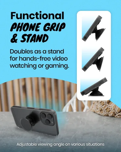 Miniatura 6 de OnTheGrip Lindo Diseño Transparente en Forma de Flor de Margarita Soporte de Teléfono Móvil Plegable Multifuncional para Smartphone, Tablet
