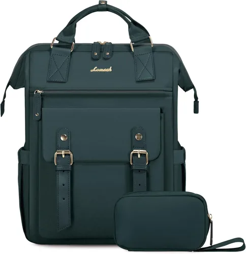 Miniatura 13 de LOVEVOOK - Mochila para laptop, para viaje de trabajo, bolso de enfermera, profesor, médico, viajero, para computadora de negocios, mochila