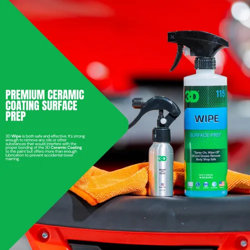 Miniatura 3 de 3D Wipe Preparación de Superficie para Revestimiento Cerámico - Elimina Aceites y Lubricantes Excesivos de Pintura y Vidrio Antes de la Aplicación