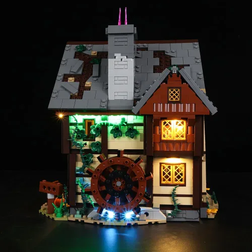 Miniatura 4 de Kyglaring Kit de luces LED compatible con el juego de modelos Lego 21341, accesorios de iluminación compatibles con Disney Hocus Pocus: The