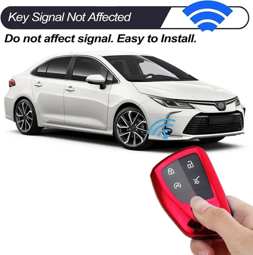 Miniatura 3 de YaSeim Funda para llavero, protector de llave de coche de TPU suave de protección completa