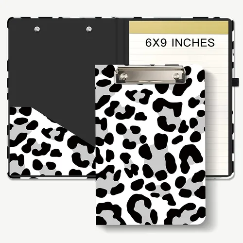 Miniatura 18 de Hongri Mini Portapapeles Folio con Libreta Recargable Forrada y Bolsillo Interior de Almacenamiento para Estudiantes, Aula, Oficina, Mujer, Hombre