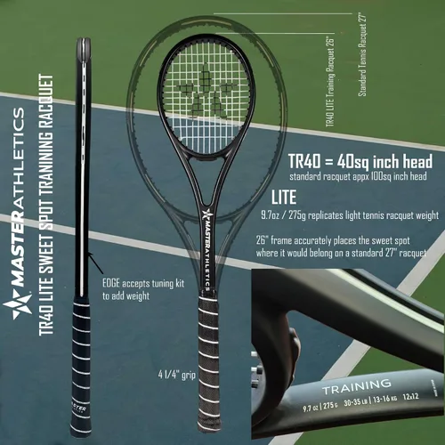 Miniatura 2 de Master Athletics TR40 Tennis Training Racket