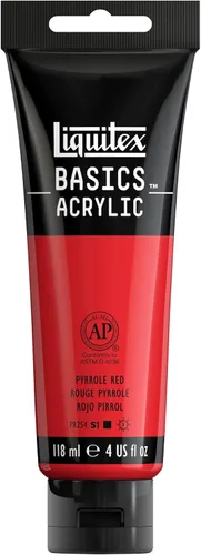 Miniatura 167 de Liquitex BASICS Pintura Acrílica, Botella de 400ml (13.5 oz), Blanco Titanio Titanio Blanco