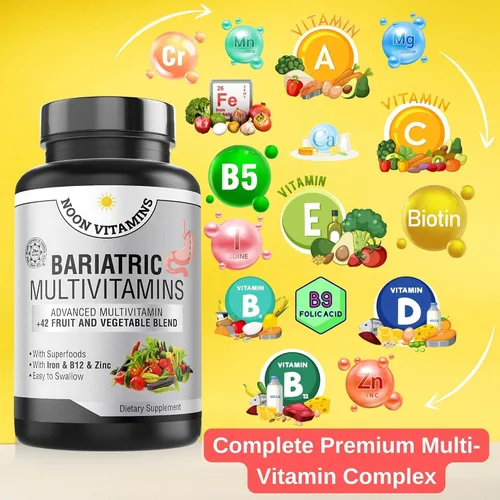 Miniatura 3 de Multivitamínico bariátrico con hierro para mujeres y hombres, mezcla todo en uno de 42 superalimentos para energía y apoyo inmunológico