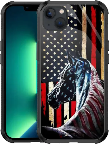 Miniatura 16 de Funda con diseño de ciervo y bandera estadounidense para iPhone 11 Pro Max - Funda protectora de poliuretano termoplástico resistente, antiarañazos