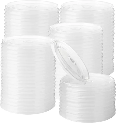 Miniatura 8 de 200 unidades, Tazas de papel para helado de 4 onzas, Tazas de yogur congelado, Cuencos de postre, Suministros para postre congelado (Blanco)
