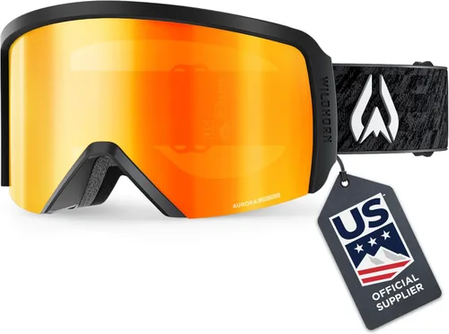 Miniatura 13 de Wildhorn Cristo - Gafas de esquí para hombre y mujer, 100% UV, antivaho OTG, gafas de snowboard, proveedor oficial del equipo de esquí de EE. UU.