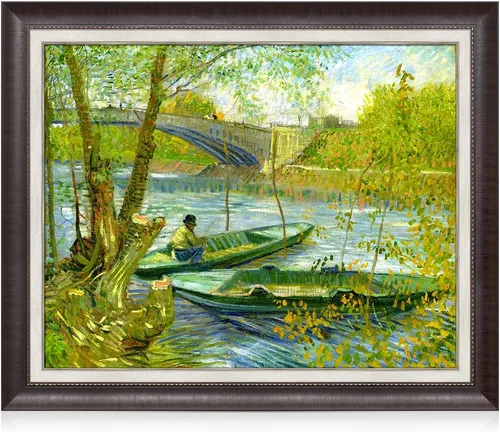 Miniatura 80 de Serie de pinturas de Vincent Van Gogh (favoritos). Reproducción de arte clásico de Van Gogh, impreso en lienzo Noche estrellada
