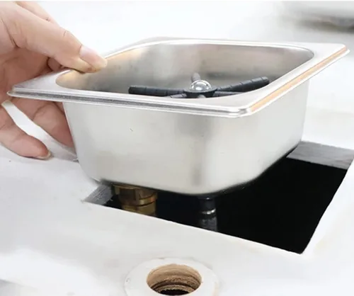 Miniatura 4 de Enjuagadora de vidrio, cuadrada de acero inoxidable automático, limpiador de vasos, enjuague rápido, accesorios para fregadero de cocina, bar, bar