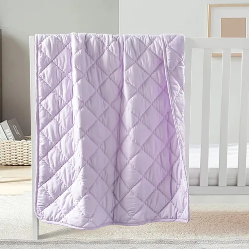 Miniatura 7 de FLXXIE Edredón de Microfibra Alternativo al Plumón para Niños Pequeños Lavable a Máquina, Manta Acolchada Súper Suave y Ligera para Cuna de Niños