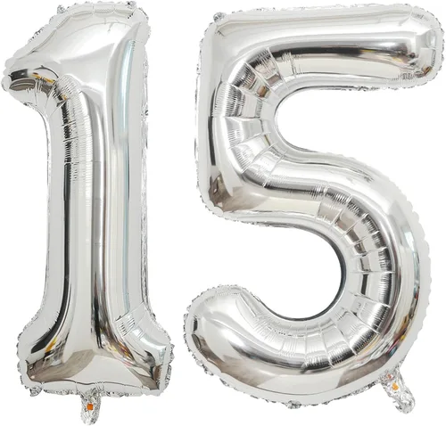 Miniatura 11 de Globo grande de 40 pulgadas con letras del número 6, letras del alfabeto, Mylar de aluminio, globos de helio con números grandes para cumpleaños