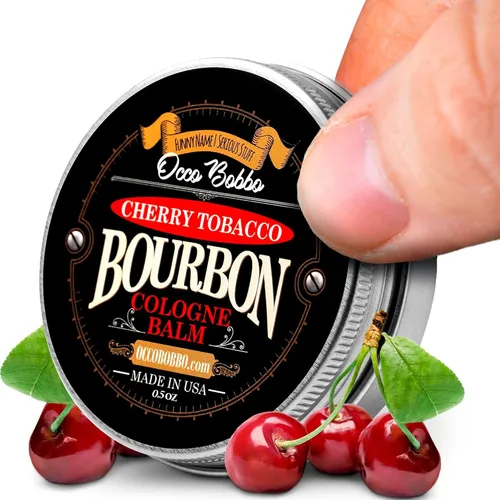 Miniatura 11 de Handy Hound Occo Bobbo Colonia sólida para hombres, aroma a bourbon y sándalo, bálsamo concentrado de 0.5 onzas, mezcla suave de barril de roble