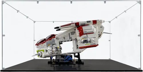 Miniatura 9 de Vitrina acrílica compatible con LEGO Y-Wing Starfighter #75181, vitrina a prueba de polvo (solo funda) (juegos de Lego no incluidos)