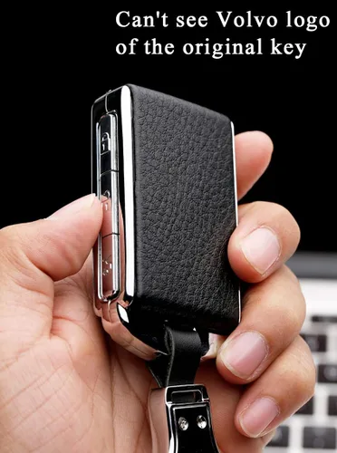 Miniatura 4 de Funda de piel de aleación de zinc para llavero de automóvil 2021 2022 para Volvo XC40 XC60 XC90 S90 V90, carcasa para llave de automóvil, accesorios