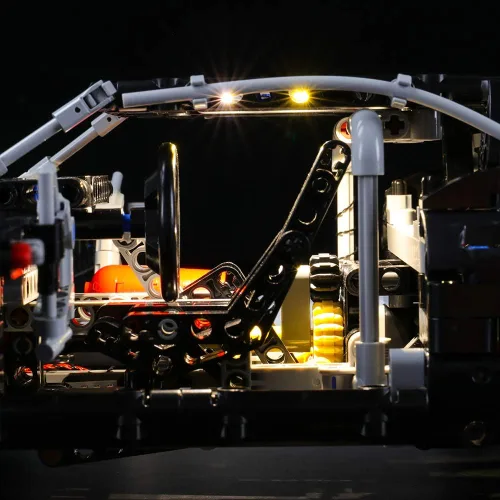 Miniatura 4 de BRIKSMAX - Kit de iluminación LED para Dodge Charger Technic Fast & Furious Dom, compatible con el modelo de bloques de construcción Lego 42111,