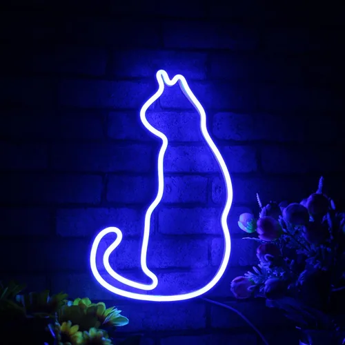 Miniatura 9 de ADVPRO Cat Flex Silicone LED Neon Sign - Blue - st16s32-fnu0083-b