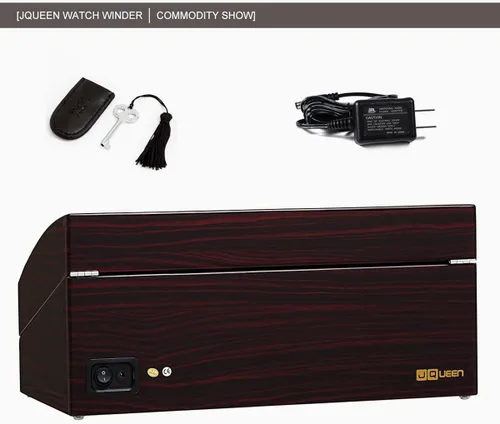 Miniatura 3 de JQUEEN Seis bobinadores automáticos de reloj con 7 espacios de almacenamiento adicionales, motores silenciosos Mabuchi
