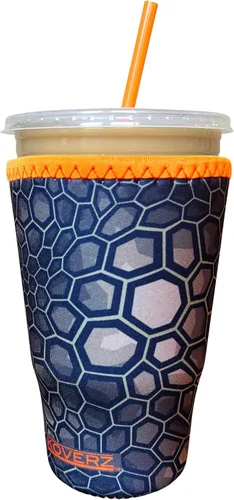 Miniatura 81 de Funda Koverz para café helado, funda aislante de neopreno para taza, se ajusta a una taza de café de 32 Oz., lavable y reutilizable, accesorios