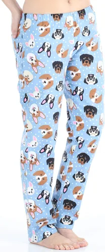 Miniatura 3 de PajamaMania - Pijama de franela de algodón, de manga larga y con botones para mujer