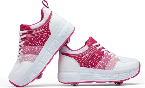 Miniatura 3 de Zapatos deportivos con ruedas para niños y niñas, calzado unisex con tacón con ruedas, tenis deportivos de primera calidad para niños y niñas