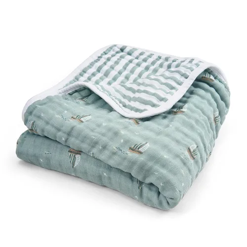 Miniatura 17 de aden + anais Manta de muselina 100% algodón orgánico para bebé, ropa de cama de cuna para recién nacidos y niños pequeños, cobija de guardería
