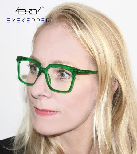 Miniatura 2 de Eyekepper Gafas de lectura cuadradas para mujer con marco grande